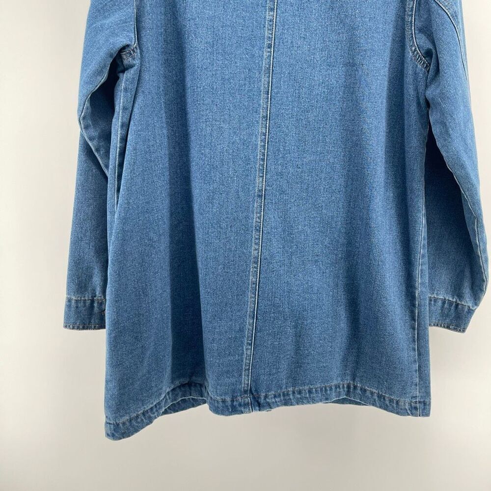Denim Button-Front Chore Jacket - Picture 11 of 15